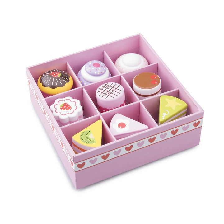 Cake/gebak assortiment (9 stuks)