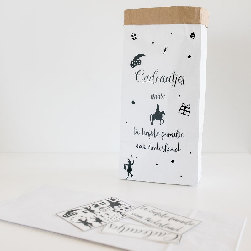 DIY paperbag pakket - Sinterklaas