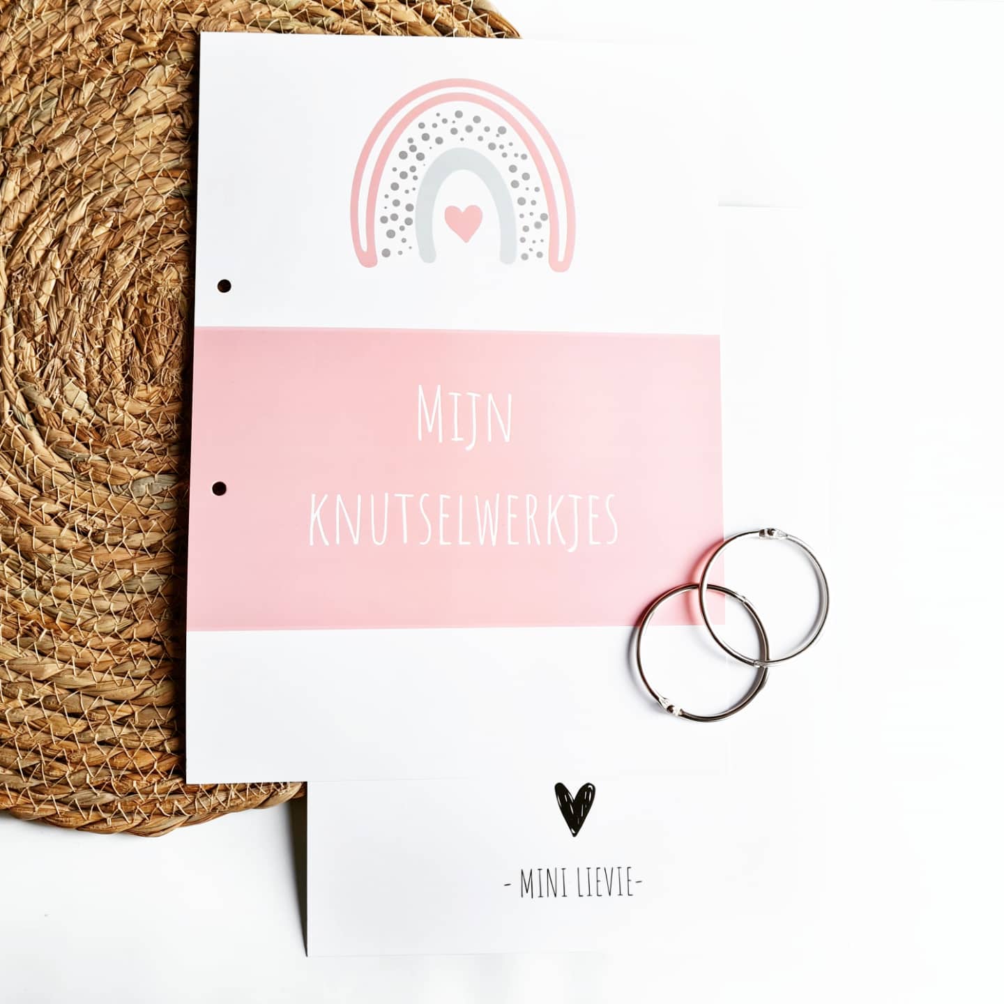 Bewaarbundel knutselwerkjes - Roze