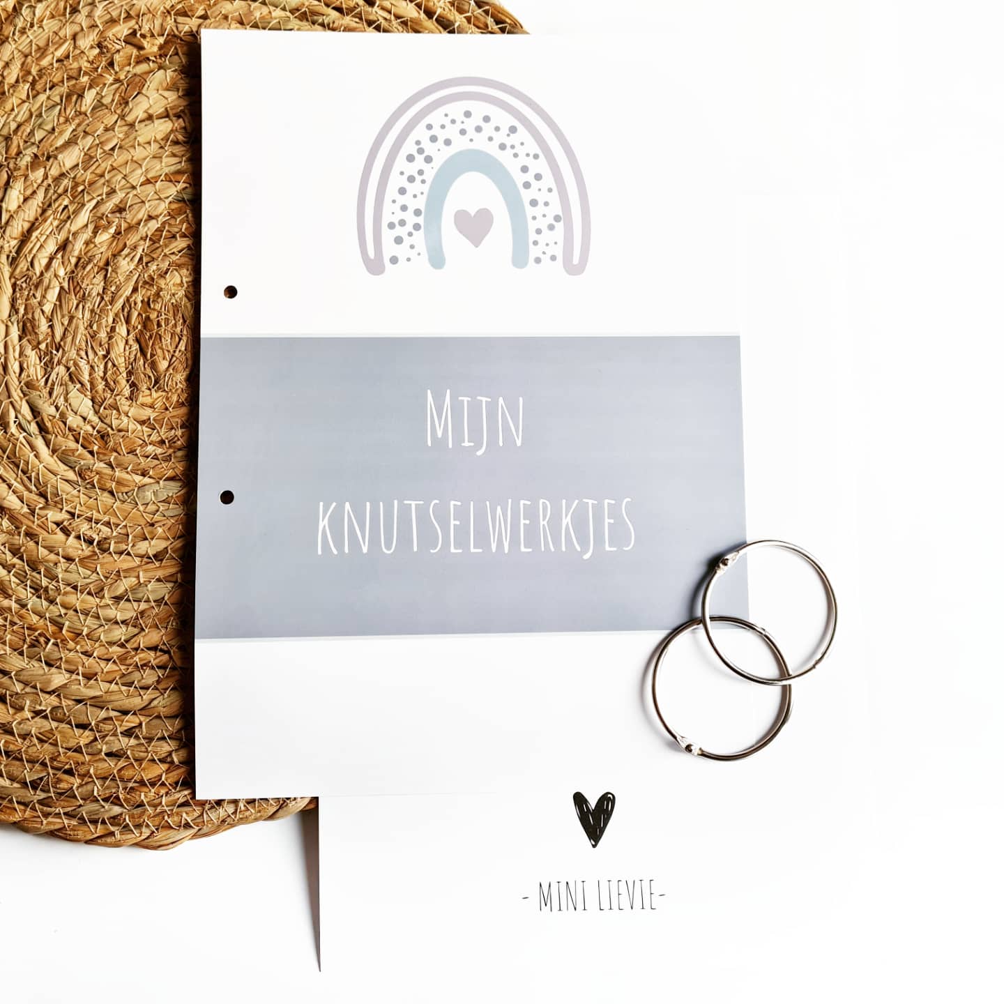 Bewaarbundel knutselwerkjes - Blauw