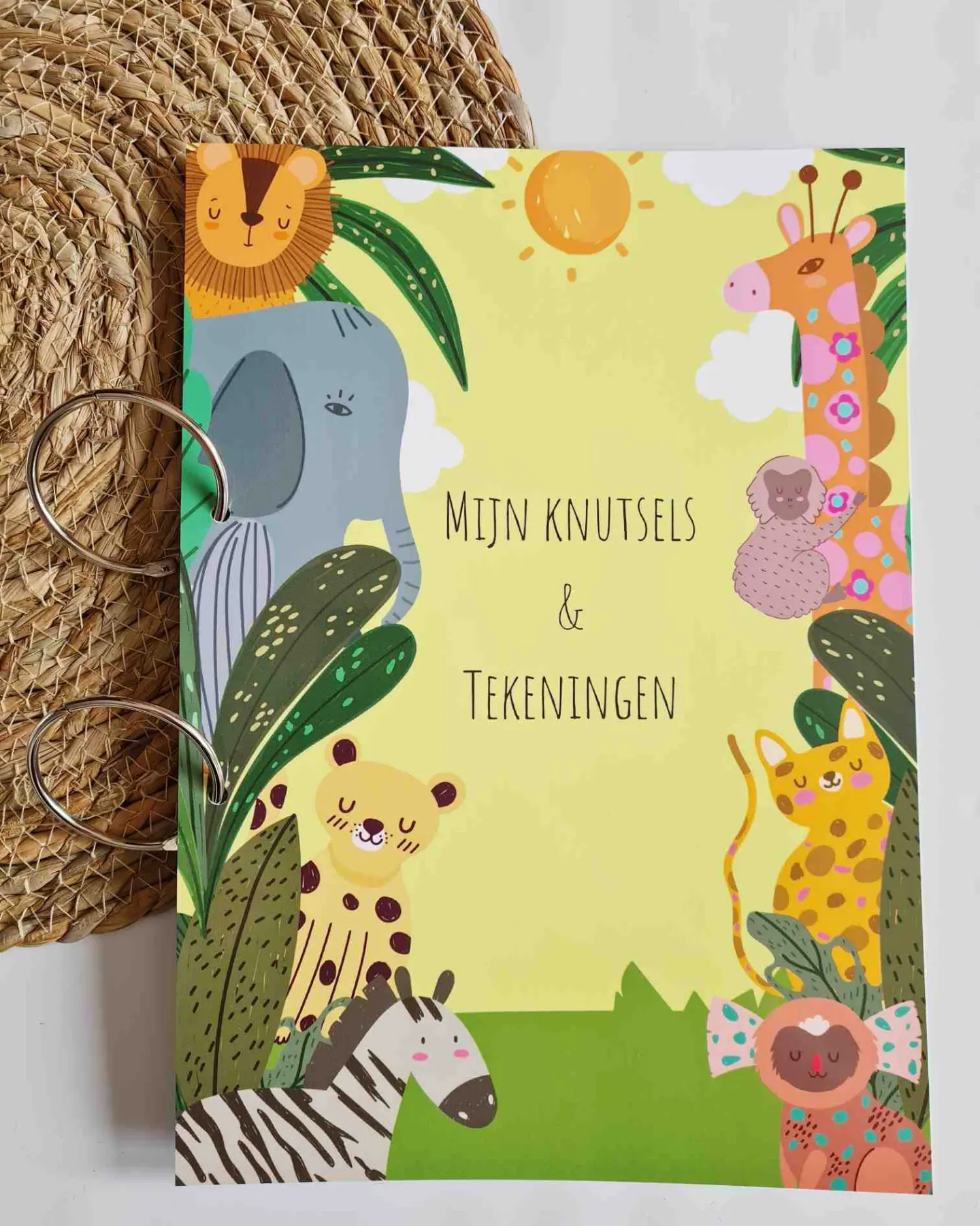 Bewaarbundel knutsels & tekeningen - Jungle