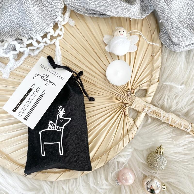 Zakje met lichtjes - Rendier