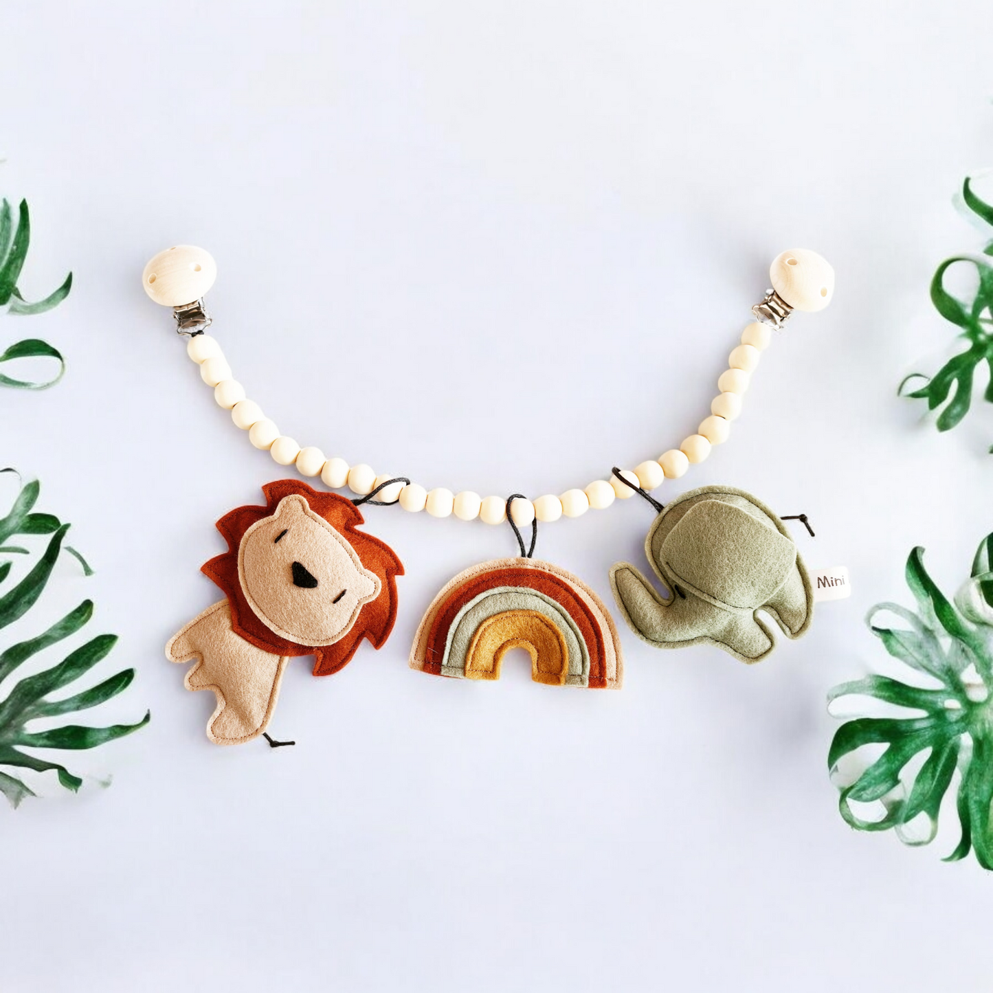 Maak een stoere jungle look met deze wagenspanner van vilt sunrise