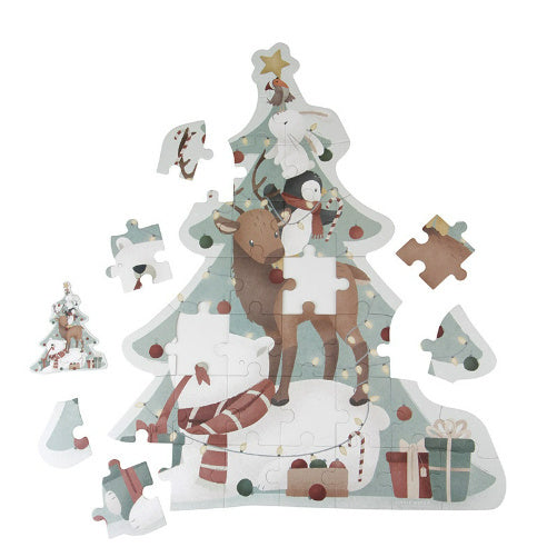 Kerstpuzzel van little dutch voor de feestdagen