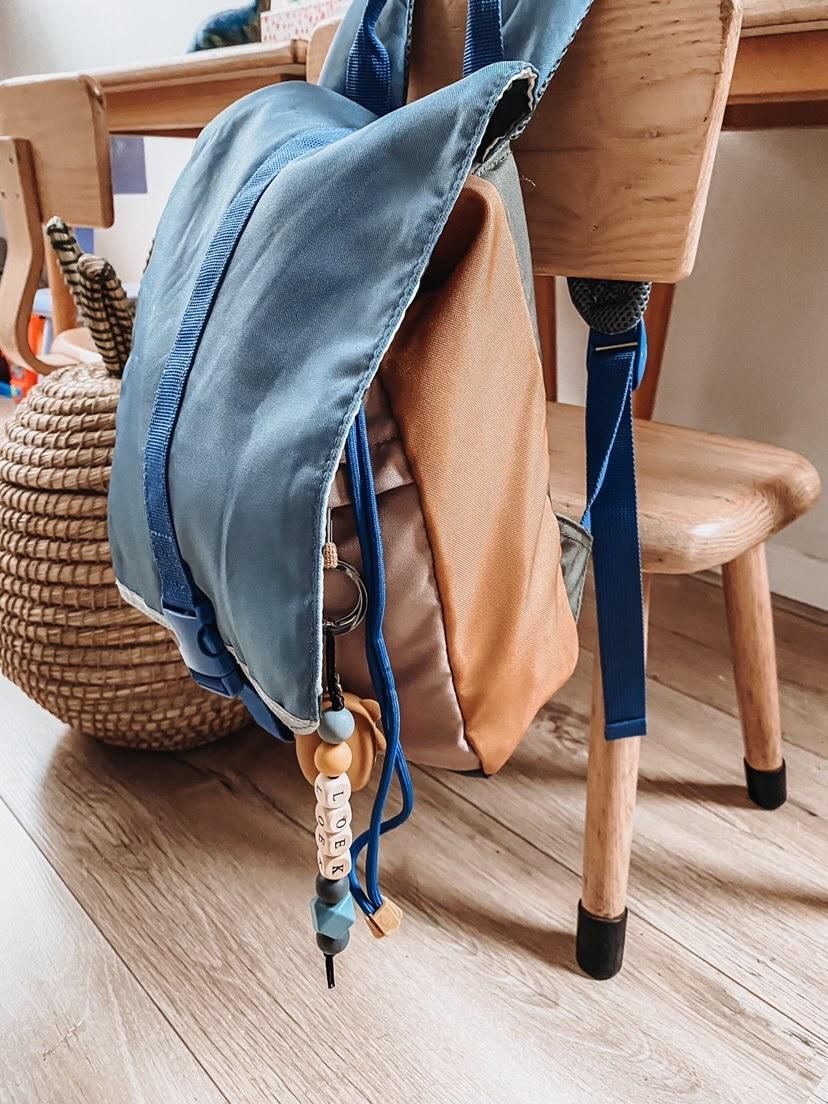 Stel je eigen tashanger met naam samen voor jouw mini bij Mini Lievie