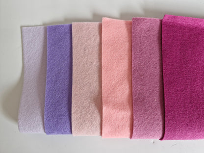 Vilt kleuren roze en paars Mini Lievie