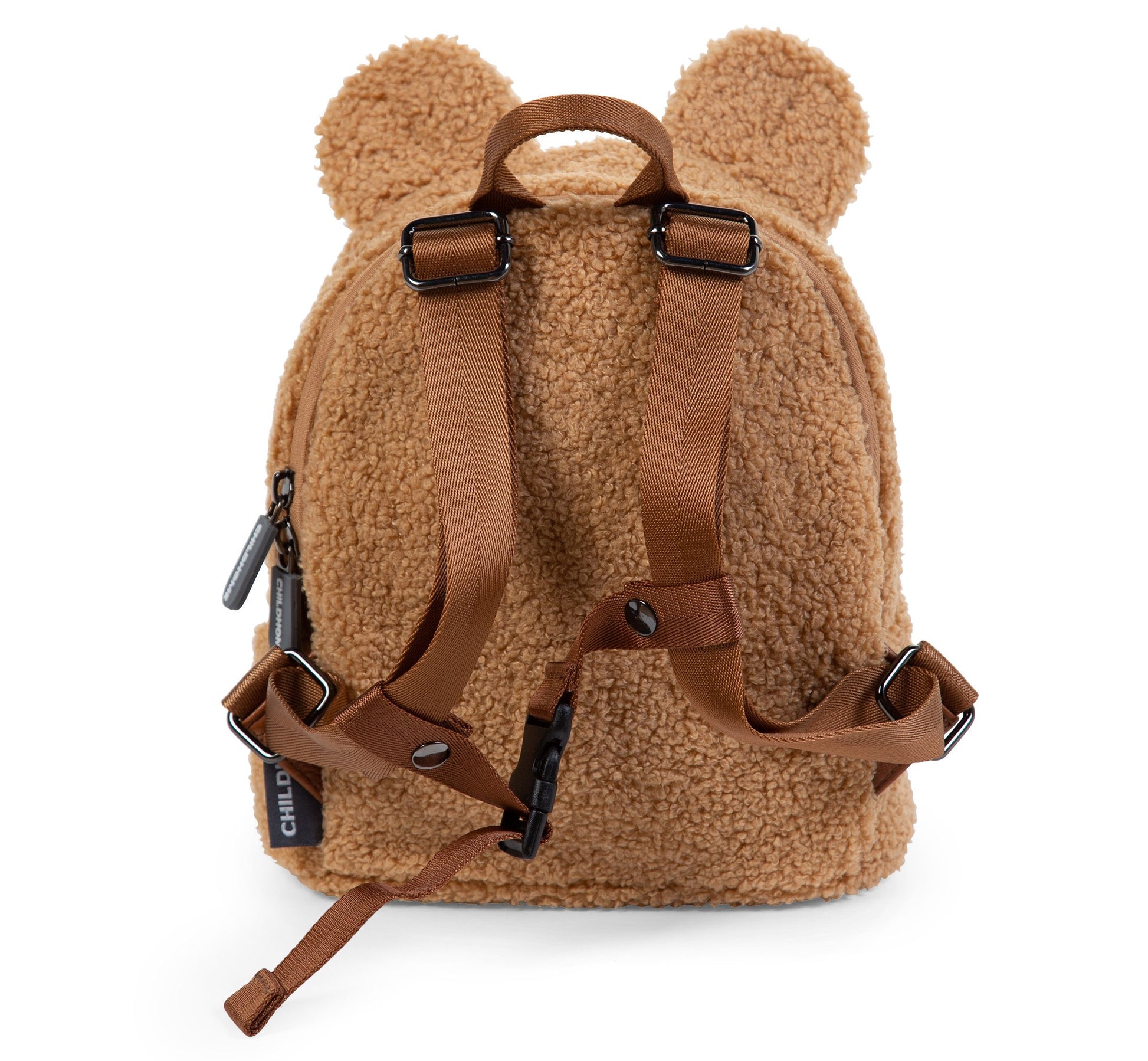 Stoere tas voor kinderen, een rugtas teddy bruin