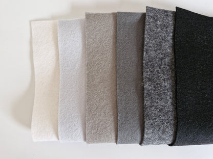 Vilt kleuren grijs Mini Lievie