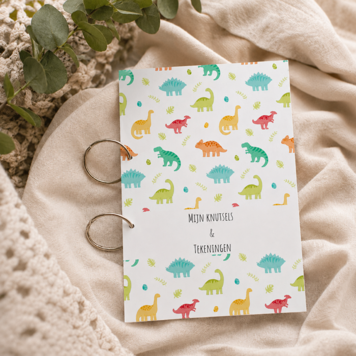 Bewaarbundel knutselwerkjes & tekeningen | Dino